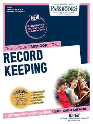 cover image of RECORD KEEPING